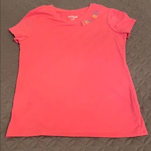 Cat and jack tee 7/8 pink